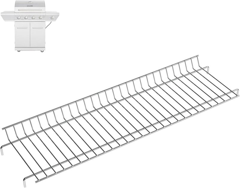 BBQration Warming Rack Grill Parts for Nexgrill 720-0830H 720-0958AE 720-0789H, 25.6 Inch Grill Rack Swing Away Grid for Nexgrill Replacement Parts 4 Burner - Image 1